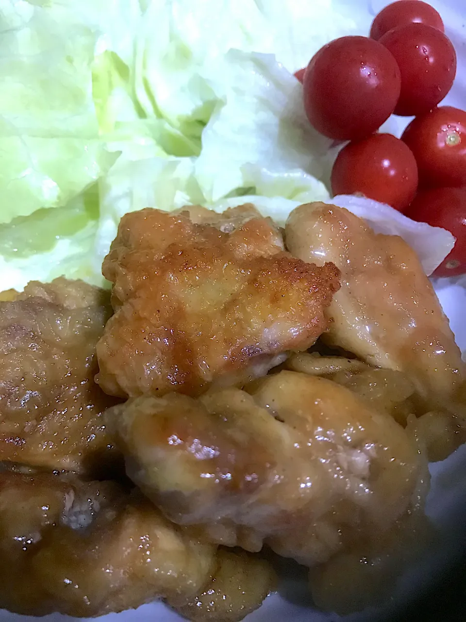 鶏ももの照り焼きな晩御飯|ちーさん