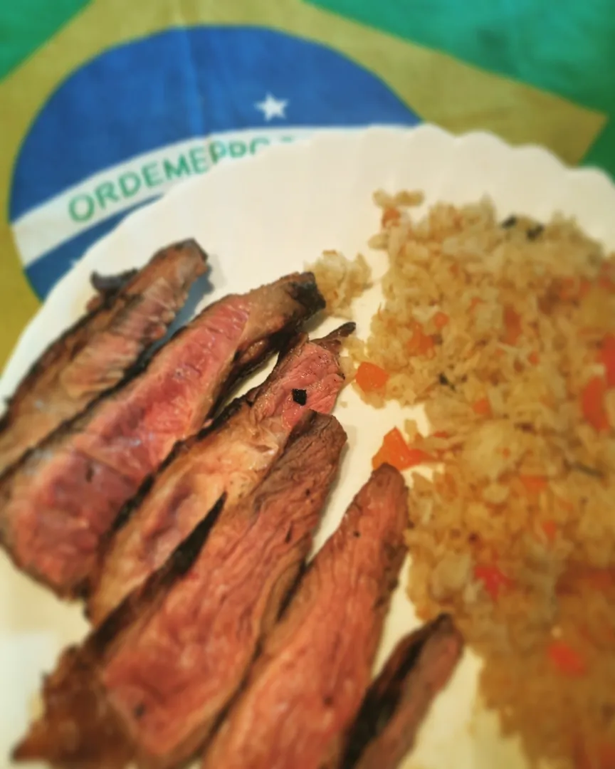 asado beef with greek Rice|Selene Coccatoさん