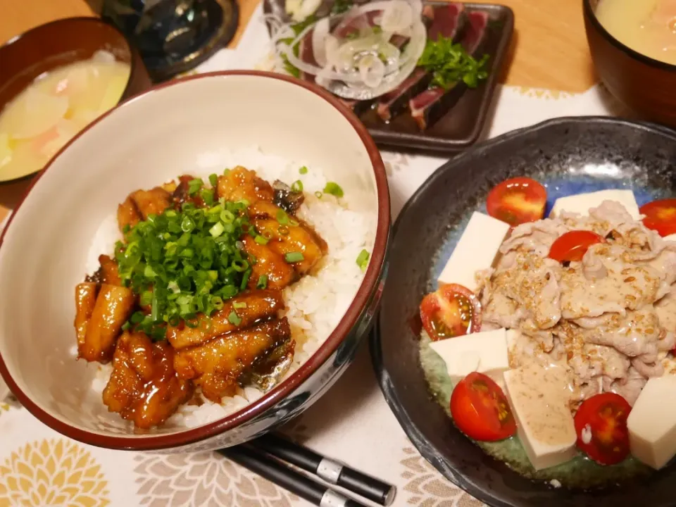 イワシの蒲焼き丼|のんのさん