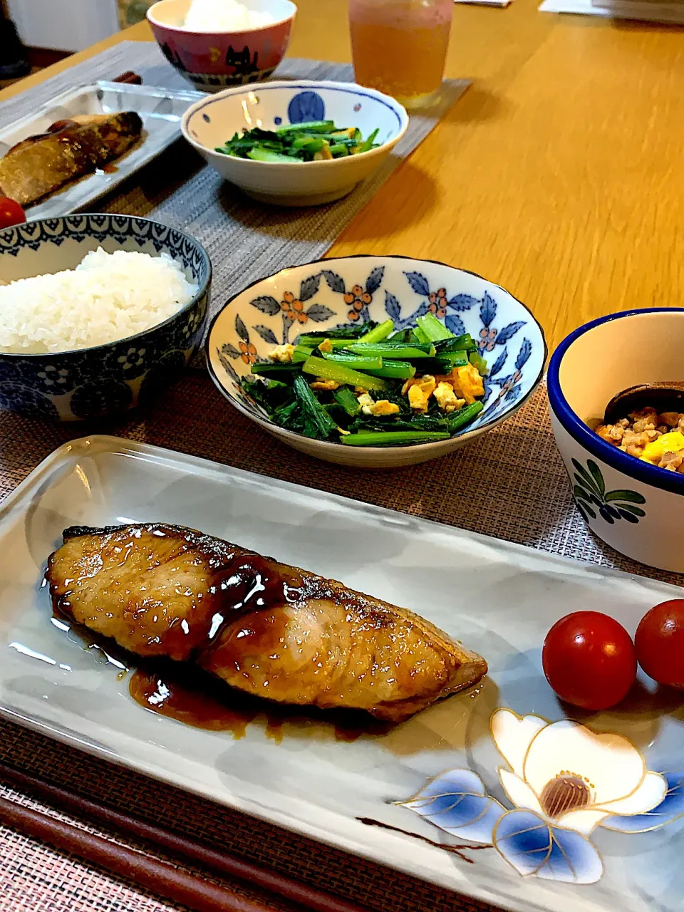 ぶりの照り焼きで晩御飯|Mikaさん