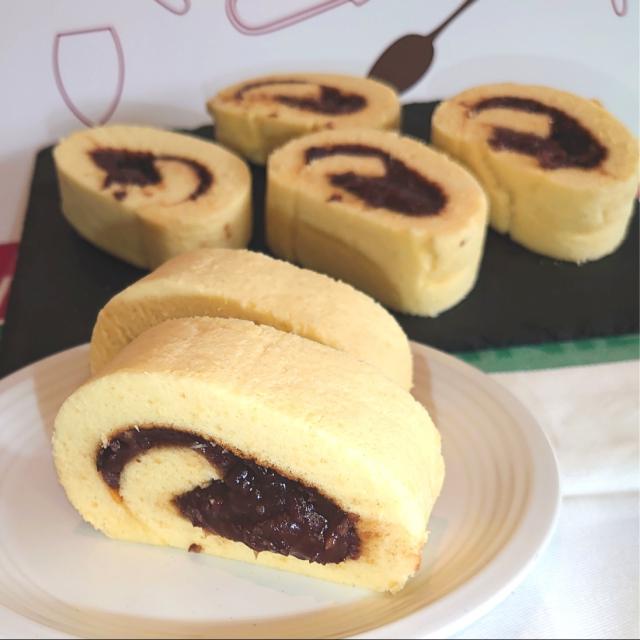 あんこのロールケーキ Sumire Snapdish スナップディッシュ Id Dah1ia