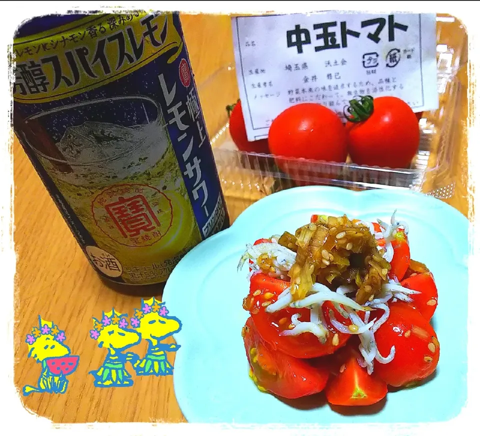 🍅トマト&しらすネギだれ🍅|ひとみんΨ(*´∀｀)Ψさん