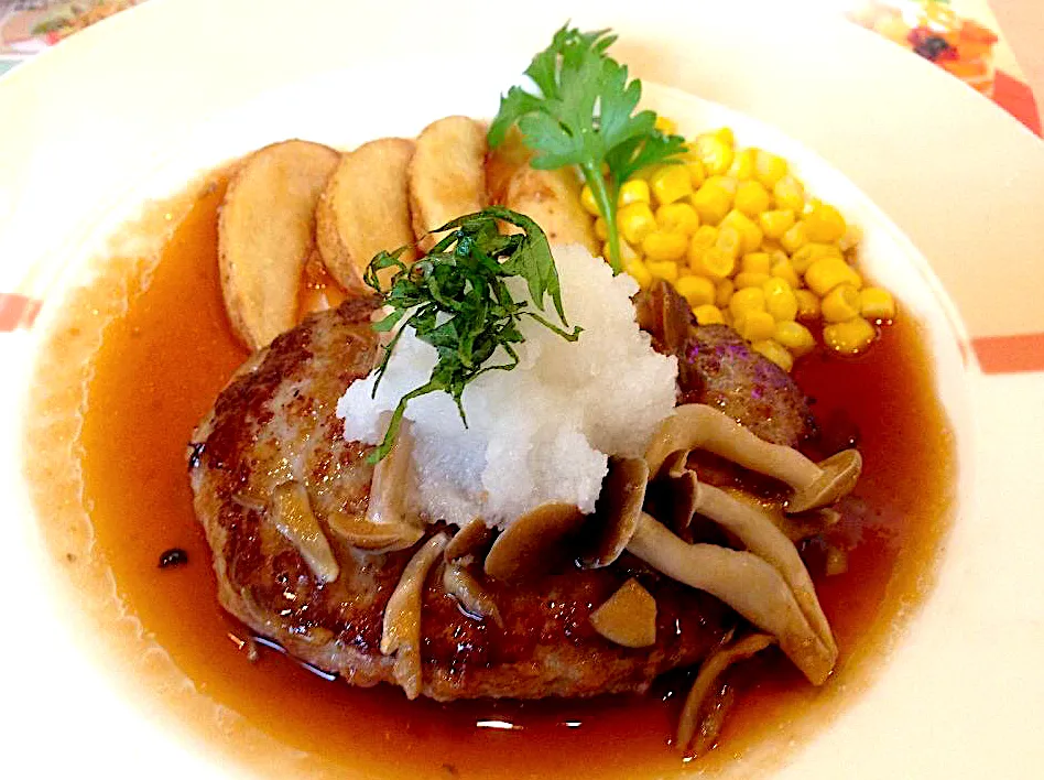 和風ハンバーグ|ゆうじ.さん