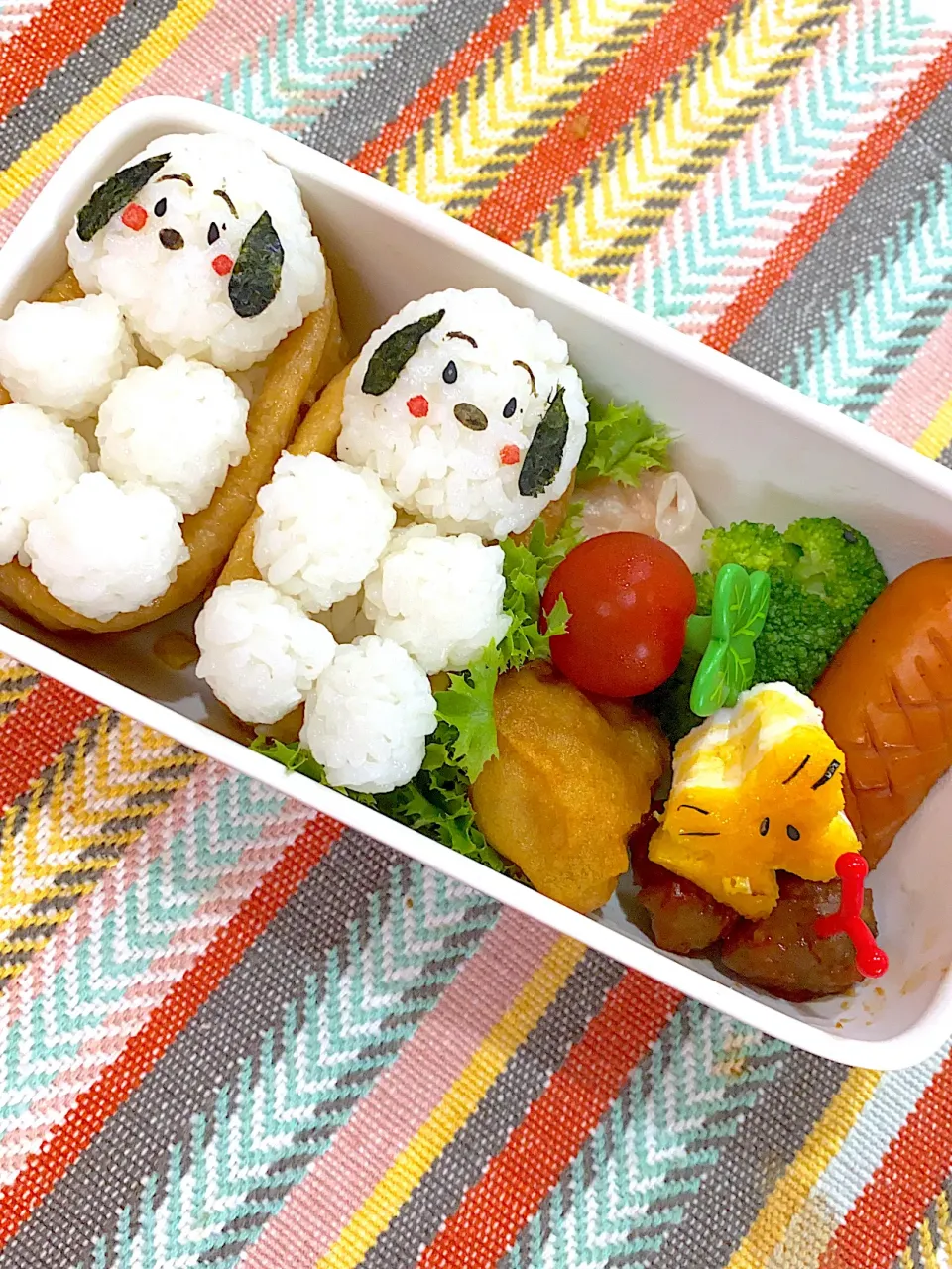 Snapdishの料理写真:SNOOPYお稲荷さん|Yukiさん