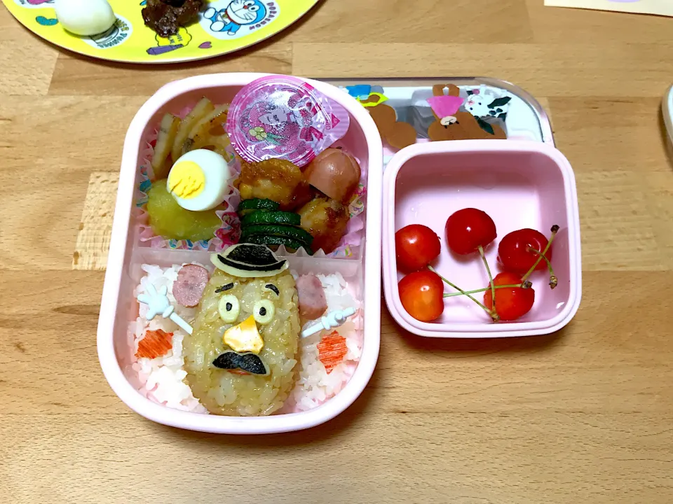 幼稚園お弁当★ポテトヘッド|おにぎりさん