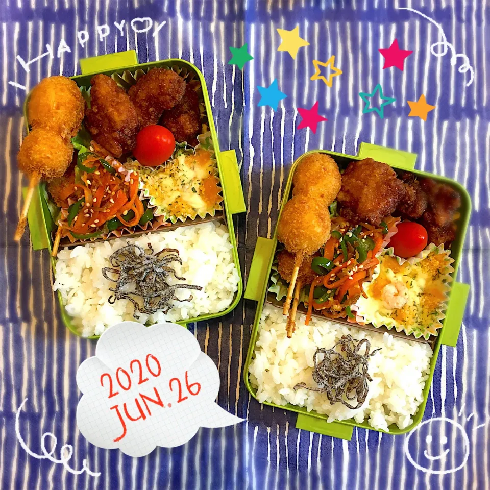 本日の兄弟弁当🍱|anchanさん