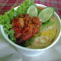 Rice bowl oseng cumi jontor|Yudianti Hidayatさん