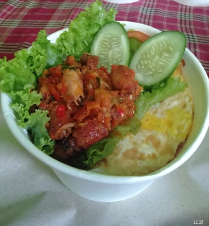 Rice bowl oseng cumi jontor|Yudianti Hidayatさん