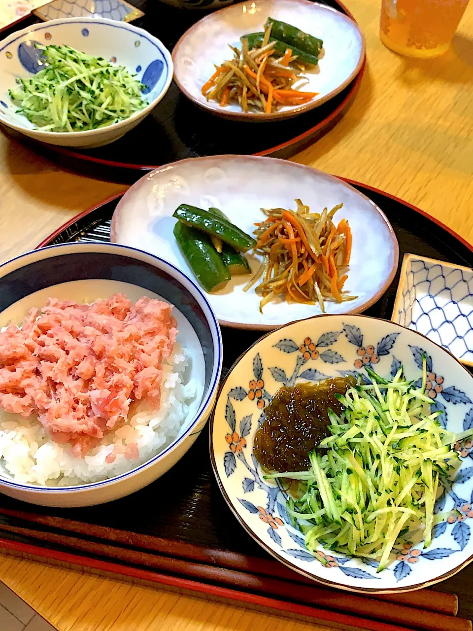 Snapdishの料理写真:ネギトロ丼で晩御飯|Mikaさん