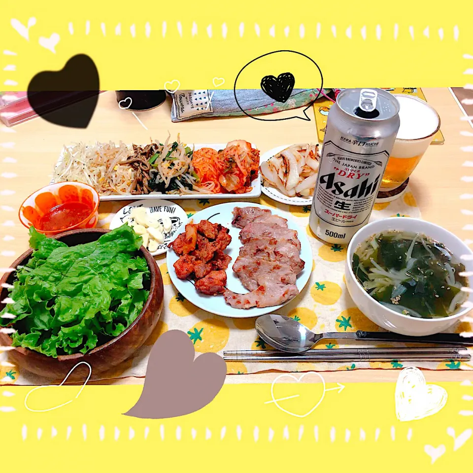 Snapdishの料理写真:６／２６ 晩ごはん🍴＊○°|rinaronarさん