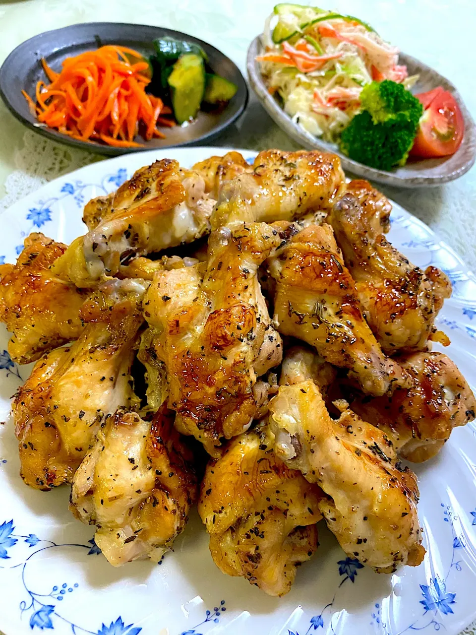 鶏手羽のロースト🐔照り焼き風|ぽっちさん