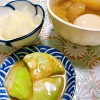 Snapdishの料理写真:晩飯　ヘチマの胡麻味噌|yoさん