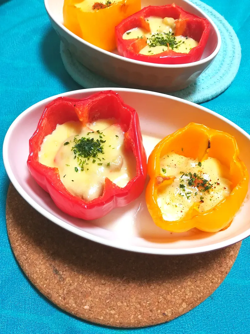 dinner パプリカのグラタン|tamakiさん