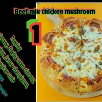 Snapdishの料理写真:meat lover favorite pizza super Cheezy|pizza 5555 - cianjurさん