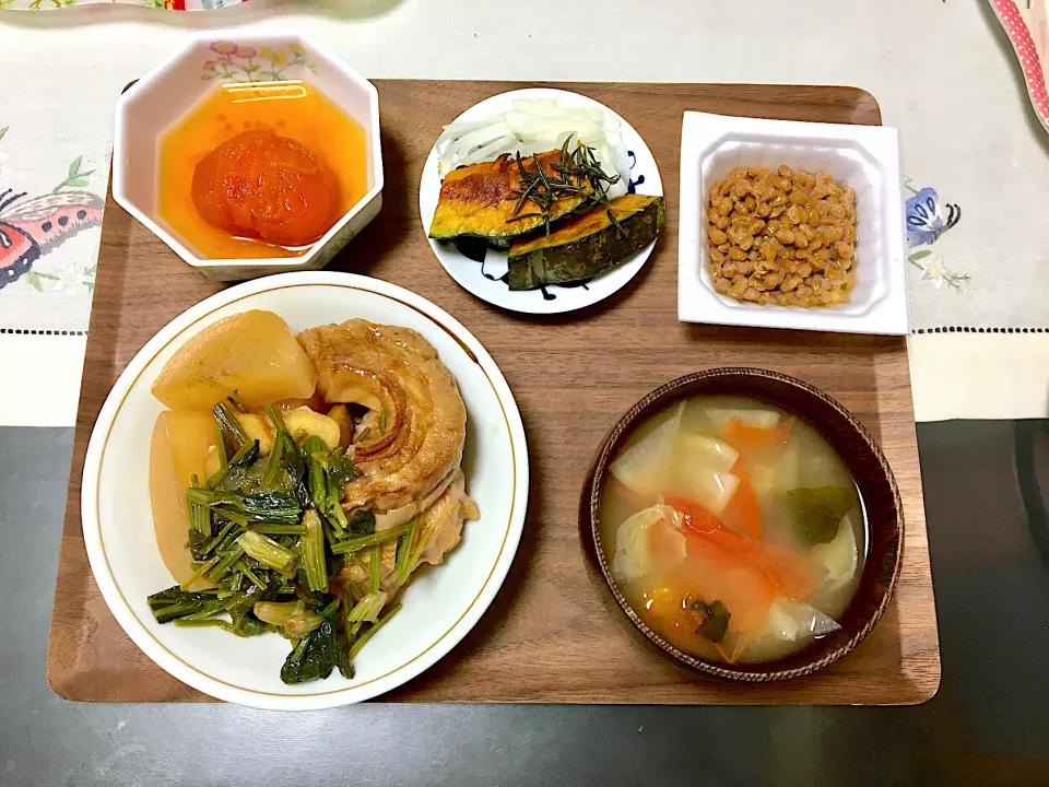 ベジ料理♡車麩の角煮風のご飯|みよさん