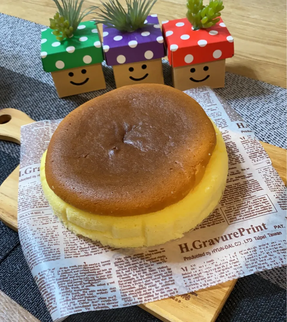 Snapdishの料理写真:スフレチーズケーキ|てるてるさん