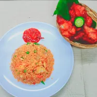 Nasi Goreng Sardin + Hot Chiken|Saravanan Saraさん