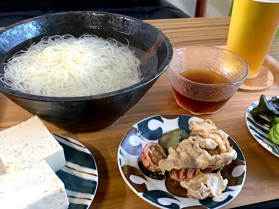 素麺定食|きよたさん