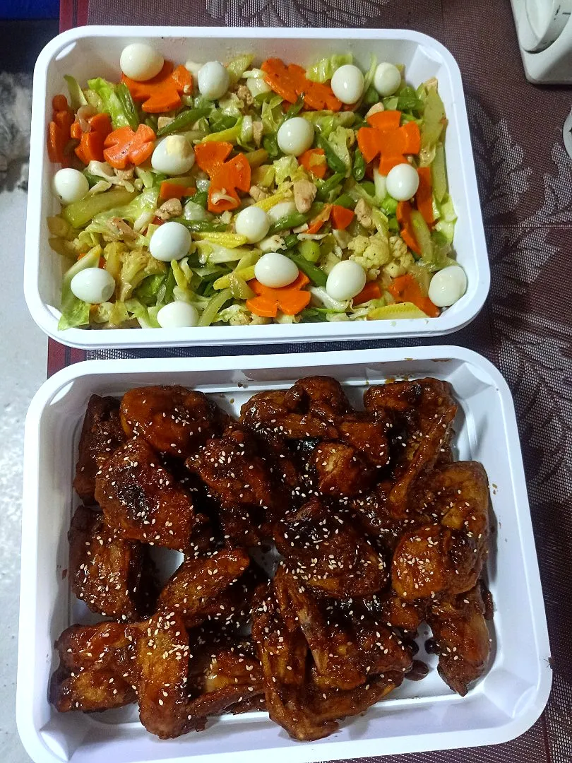 Chopsuey X Chicken teriyaki|Don Madrazoさん