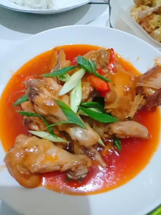 ayam saos asam manis|eka Anggrainniさん