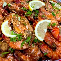 Snapdishの料理写真:Spicy Garlic Buttered Shrimp|Leny Narvaez Martinezさん