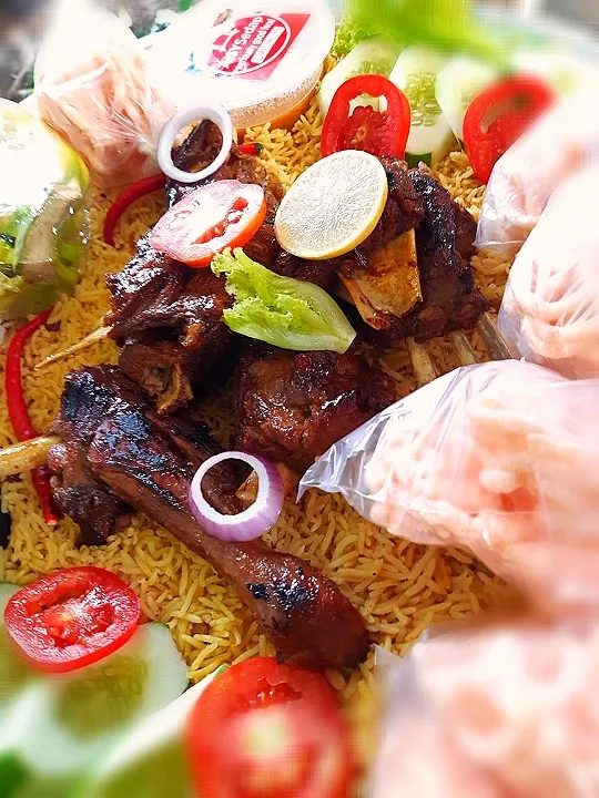 Snapdishの料理写真:Nasi Biryani Kambing Bakar|Dian Eko Prasetyoさん