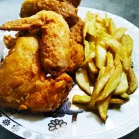 crispy fried chicken wings|Recipe Reshapedさん