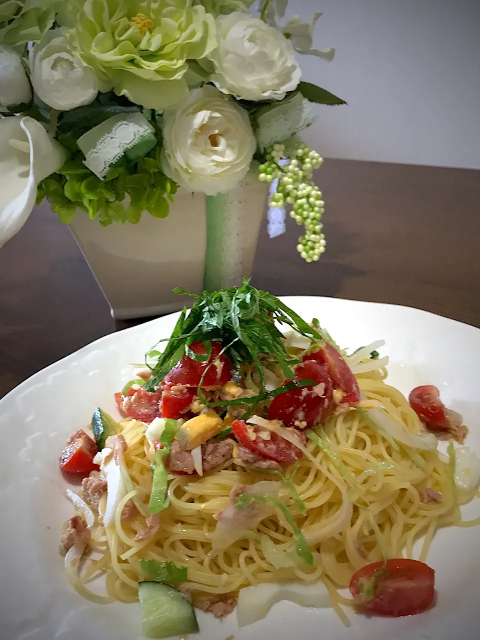 Snapdishの料理写真:冷サラダパスタ🍝🥗|いっちゃんさん