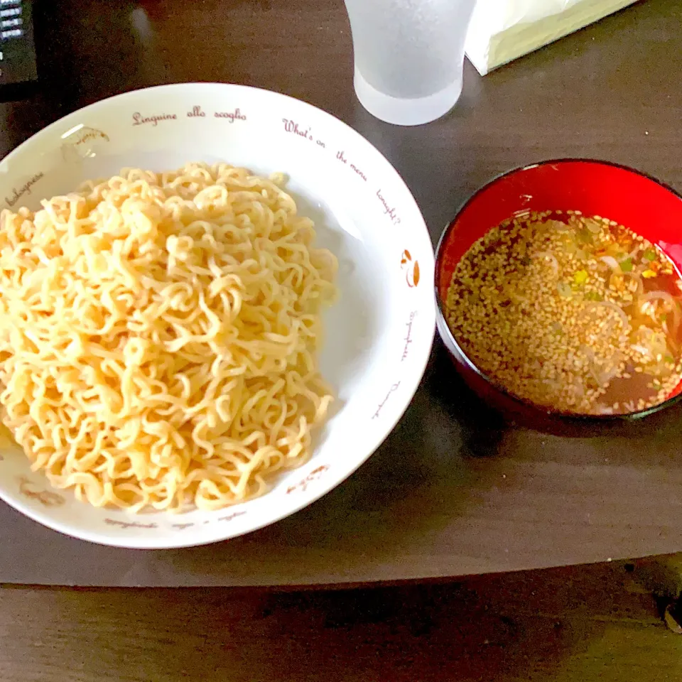 サッポロ一番醤油ラーメンアレンジ 昆布水つけ麺|こっぺぱんさん