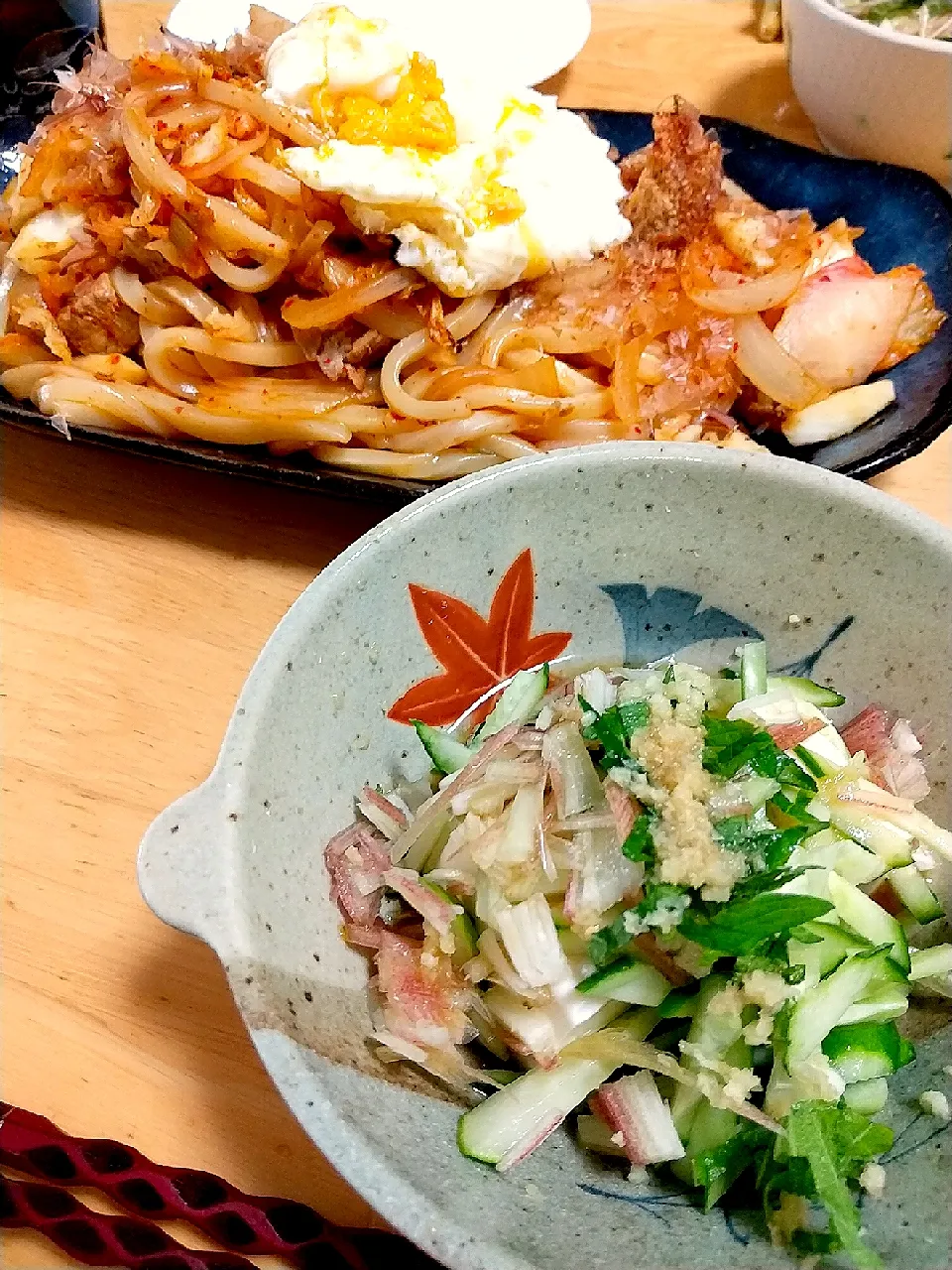 Snapdishの料理写真:豚キムチうどん|くみこさん