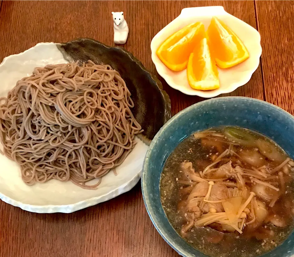 ブランチ#ねぎ豚つけ麺 #つけ麺|小松菜さん