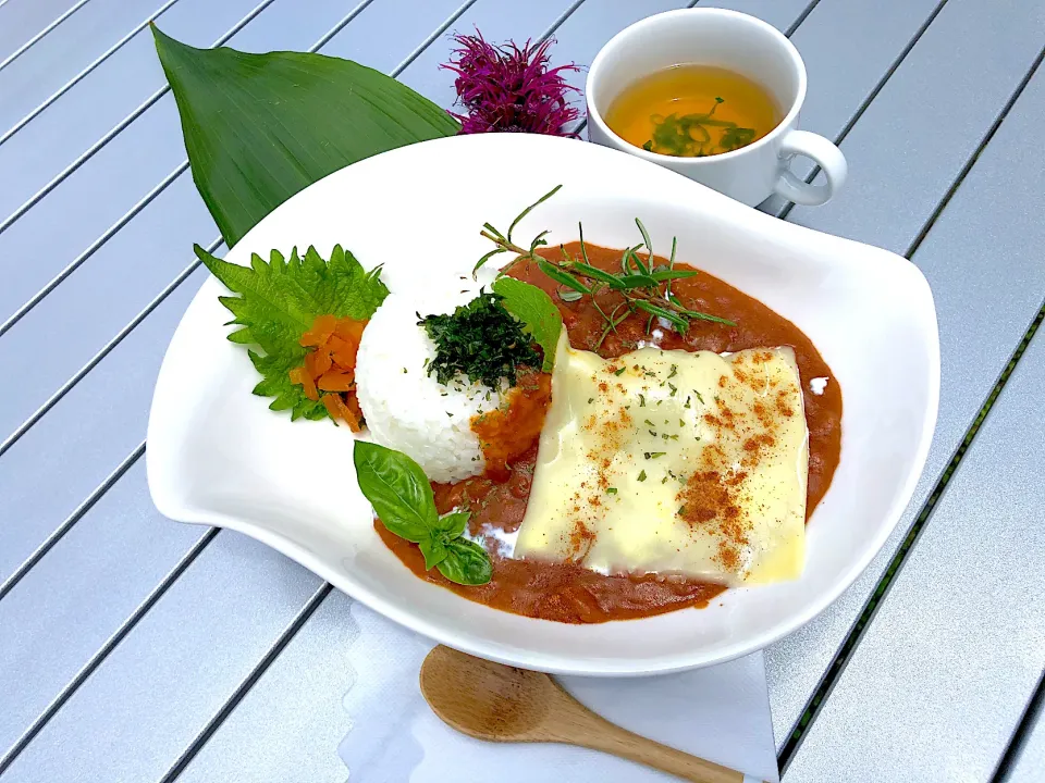 トマトチキンカレー🍛|笑福さん