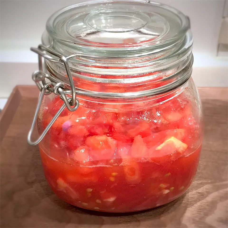 発酵トマトの仕込み🍅|べべべさん