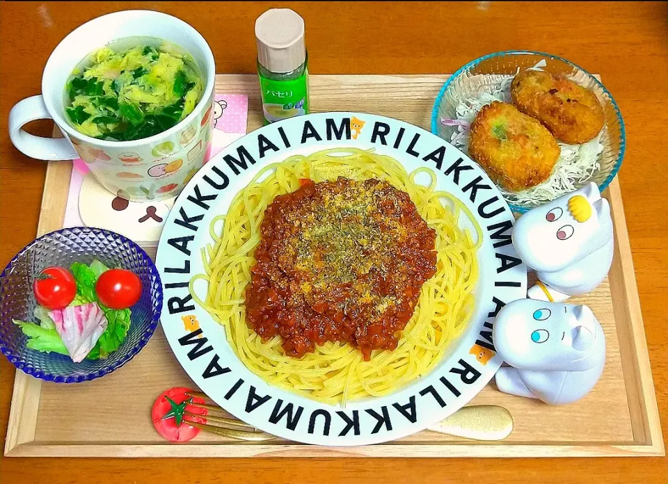 ミートソーススパゲッティー🍝|とししいたけさん