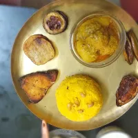 Basanti polao 
alur dum
homemade thali💖|Mua Soumi Dey Sealさん