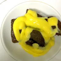 Brownies & custard|Poloko Polly Mosimaneさん