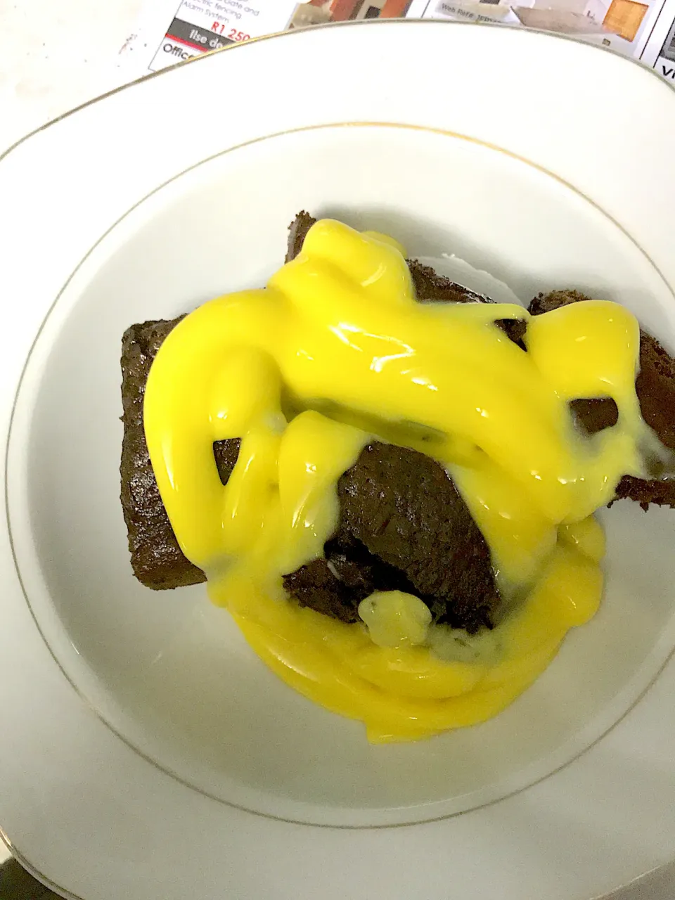 Brownies & custard|Poloko Polly Mosimaneさん