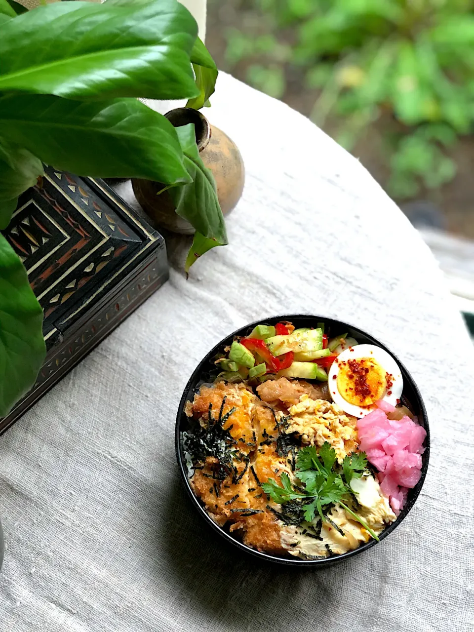 息子弁当はカツ丼♪|ちーちさん