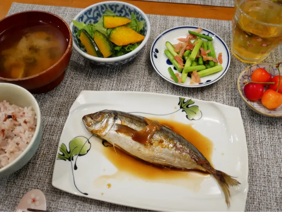 20/06/28 夕飯♪ 煮魚|ikukoさん