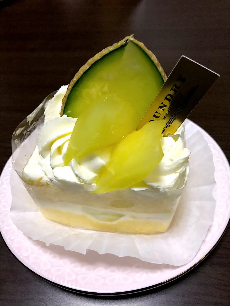 静岡県産クラウンメロンと阿寒酪農家のショートケーキ@ファウンドリー|Kazuya Miyukiさん