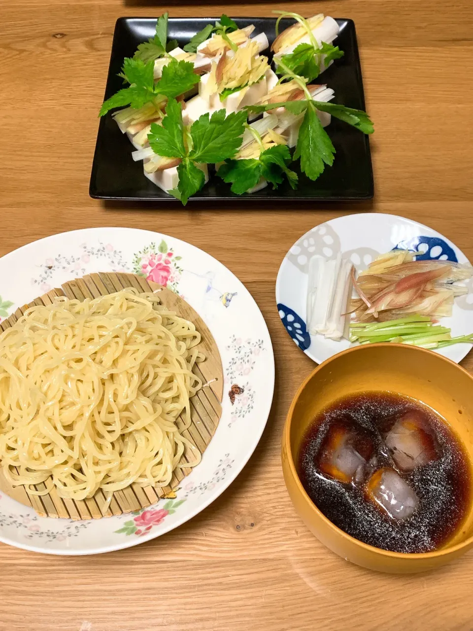 暑いのでざるラーメン^ ^|ヤマネコさん