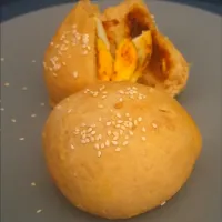 Egg stuffed bun # whole wheat# Snacks|Jessyさん