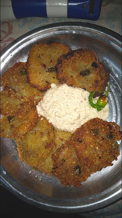 Snapdishの料理写真:#Sabudana Tikki #ChanaaChatni😍😍😅😅😅|rani baruah officialさん