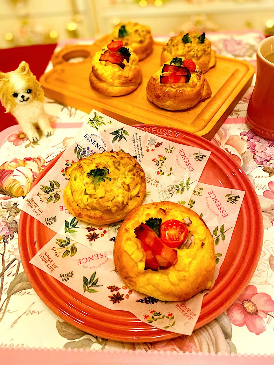 Snapdishの料理写真:惣菜パン😋　コーン🌽&ツナマヨ|🐶dekochoro🐶さん