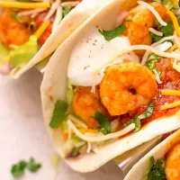 Snapdishの料理写真:shrimp Soft Tacos|Miiamiさん