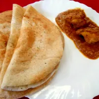 Dosa with chicken korma.|Reyanshさん