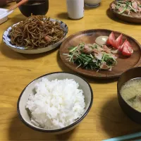 水菜とベーコンのガーリックソテー😋😋|maxさん