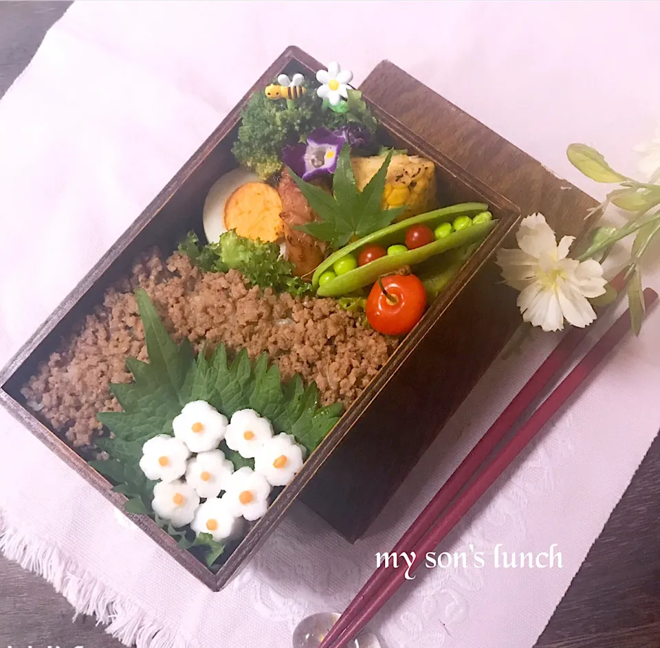 そぼろご飯弁当|kotokotoさん