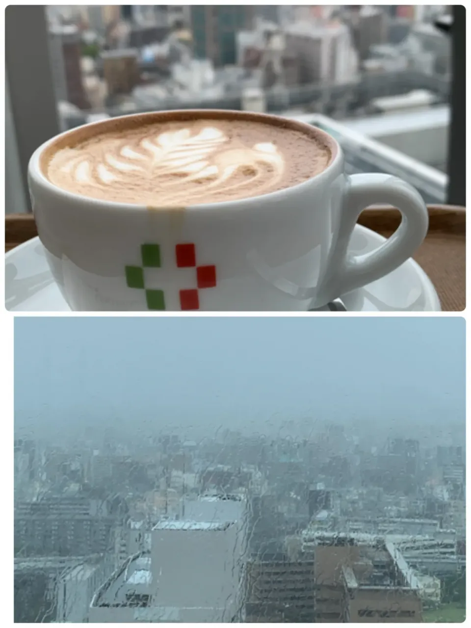 Snapdishの料理写真:みんなとのランチを取り忘れ、コーヒーtimeですが、いつのまにか大雨⁉️|tamemitiさん