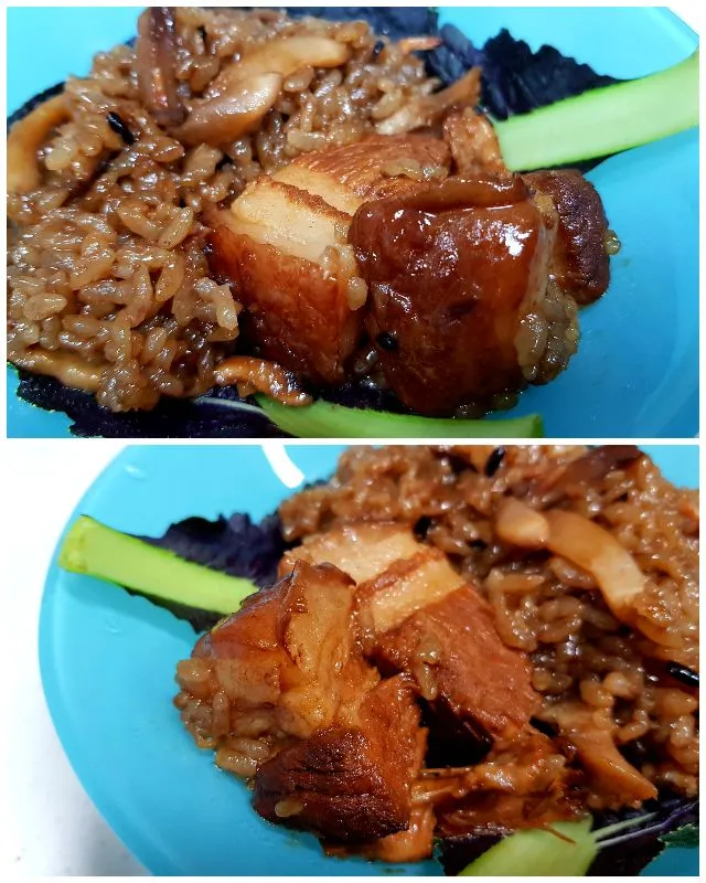 steamed glutinous rice with pork belly|steven z.y.さん